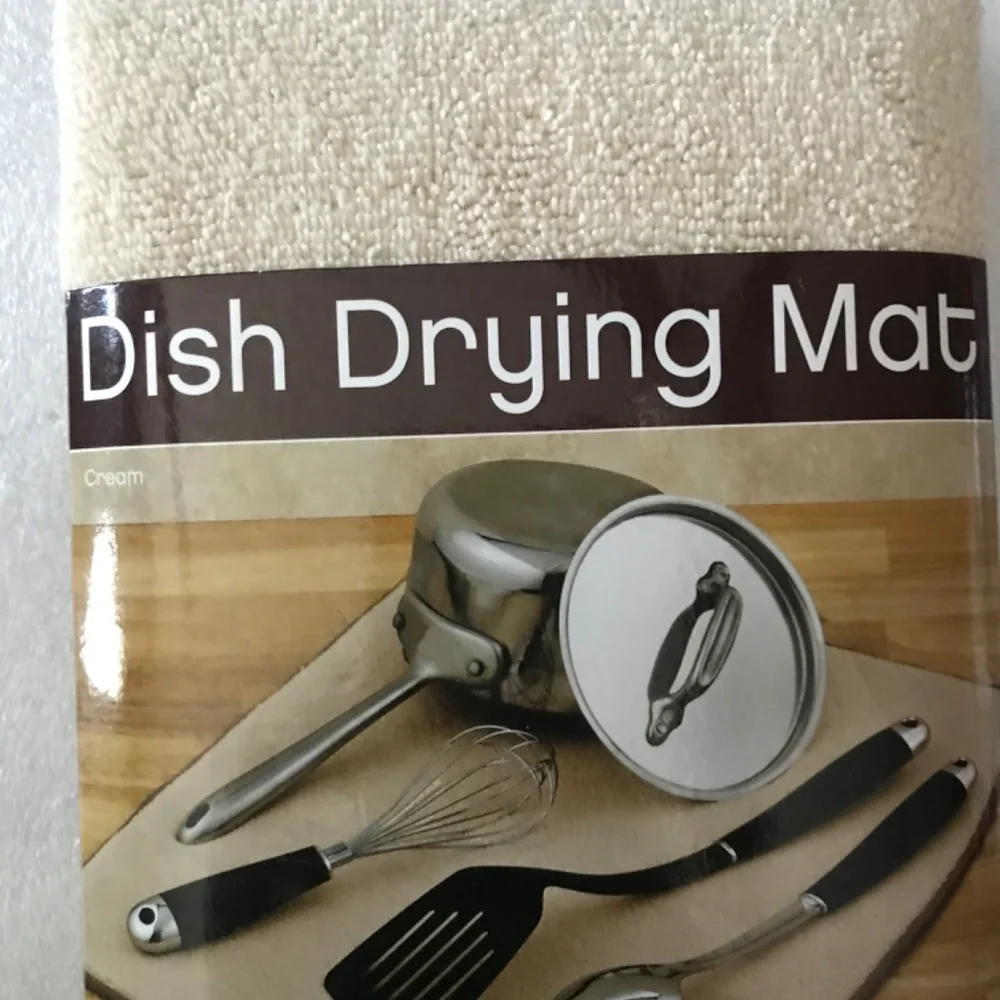 Dish Drying Mat New 16” x 18”